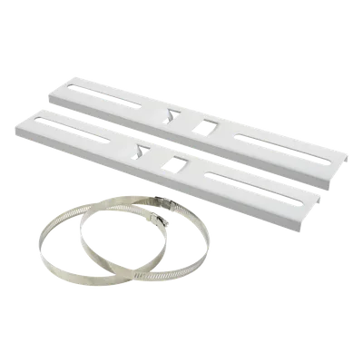 Montaje de Metal para Poste Universal / Ajuste 115-280 mm / Carga 30 kg / Ángulo 45° / Acero con Pintura Electroestática / 300x44 mm (0.98x0.14 ft)