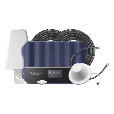 Amplificador de señal celular / 4G LTE, 3G y voz / 3716 m² (40,000 ft²) / 26 dBm / 5 bandas / Multi-tower targeting