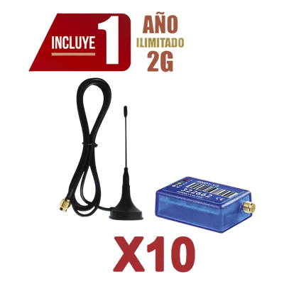 Comunicador de Alarma / 2G / 10 Unidades / App Remota / 100 Usuarios / 3x4.5x1.5 cm