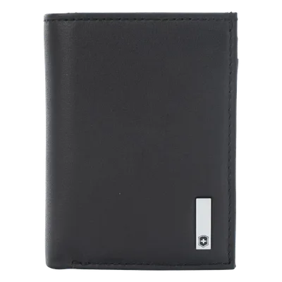 Cartera de Piel / Triple Pliegue / 6 Tarjetas / Divisor de Billetes / 9x10x3 cm / 0.1 kg