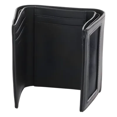 Cartera de Piel / Triple Pliegue / 6 Tarjetas / Divisor de Billetes / 9x10x3 cm / 0.1 kg