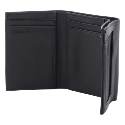 Cartera de Piel / Triple Pliegue / 6 Tarjetas / Divisor de Billetes / 9x10x3 cm / 0.1 kg