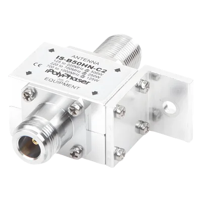 Protector Coaxial RF / 125-1000 MHz / 50 Ω / N Hembra Bidireccional / 500W / 20 kA / Tubo de Gas