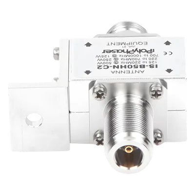 Protector Coaxial RF / 125-1000 MHz / 50 Ω / N Hembra Bidireccional / 500W / 20 kA / Tubo de Gas