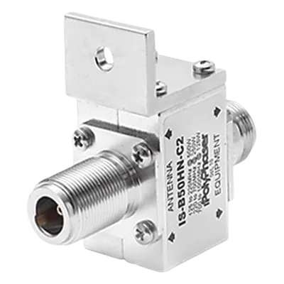 Protector Coaxial RF / 125-1000 MHz / 50 Ω / N Hembra Bidireccional / 500W / 20 kA / Tubo de Gas