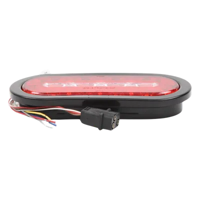 Luz Multifuncional Trasera para Camiones / 69 Patrones de Destello / 12-24 V / IP67 / SAE Class I / 5.4" x 5.4"