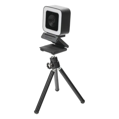 Cámara Web / Full HD 1080p / Aro de Luz 5 Niveles / Gran Angular 87° / Micrófono con Reducción de Ruido / USB 2.0 / Cable 2 m (6.56 ft) / Plug-and-Play