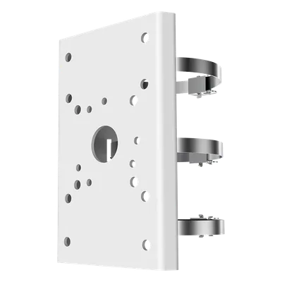 Montaje de Aro para Poste / Metal / 120 x 130 x 85 mm / 2.6 lb / Blanco