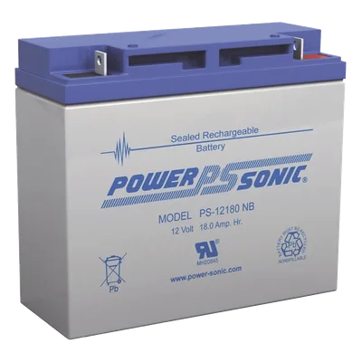 Batería de Respaldo AGM/VRLA / 12V / 18 Ah / Terminales NB / Vida Útil 5 Años / Libre de Mantenimiento