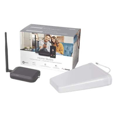 Amplificador de Señal Celular / 2G 3G 4G / Cobertura 60 m² (646 ft²) / Multibanda 850-1900-2100 MHz / Múltiples Usuarios / Antena Integrada