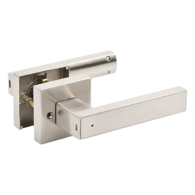 Manija Electrónica Biométrica / 30 Usuarios / Reversible Izquierda o Derecha / Níquel Satinado / Pilas AAA / Pestillo Anti-Tarjeta