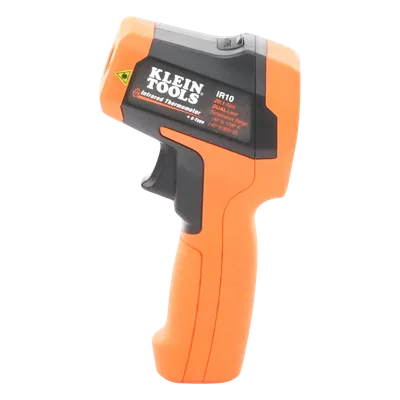 Termómetro Infrarrojo / Doble Láser / IR y Sonda Tipo K / Rango -40 a 650 °C (-40 a 1200 °F) / Resolución 20:1 / Emisividad Ajustable