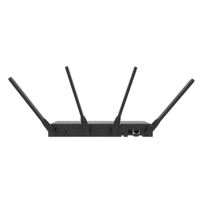 Router con Wi-Fi 4x4 MU-MIMO, hasta 2 watts de potencia, antenas de 3 dBi, 10 puertos Gigabit, 1 Puerto SFP+