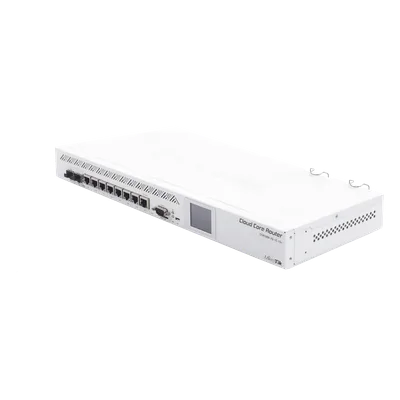 (CCR1009-7G-1C-1S+) Cloud Core Router, CPU 9 Núcleos,7 Puertos Gigabit, 1 Combo TP/SFP, 1 puerto SFP+, 2 GB Memoria