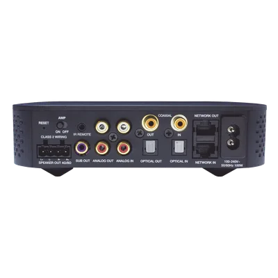 Amplificador una Zona, 2 Canales, 50 W por Canal, con Chromecast, Alexa Cast, Airplay, Spotify Connect: funciona con Google Assist