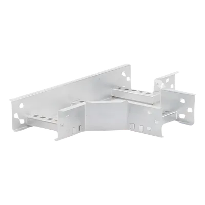 Derivación T Horizontal / Perfil Z / Peralte 3 1/4" / Ancho 6" / Radio de Curvatura 8" / Aluminio de Alta Resistencia / Normas NEMA-VE1, NEMA-VE2, NMX-J-511-ANCE