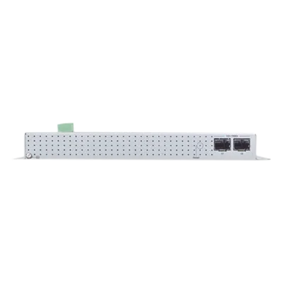 Switch Industrial Administrable Capa 2 de Pared / 16 Puertos PoE 802.3at Gigabit / 2 Puertos SFP / IP40 / -10 a 60 °C / 240W