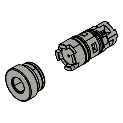 Válvula de aspiración / Compatible con actuadores serie 400, 422, 450 / Regulación precisa de flujo de aire / Control ajustable de velocidad de apertura