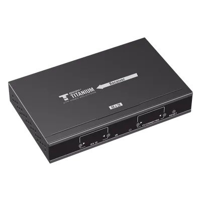 Receptor HDMI IP / 4K@30Hz / 1080p@60Hz / Alcance 120 m (393.7 ft) / Cat6/6a / Control IR / Switch IGMP