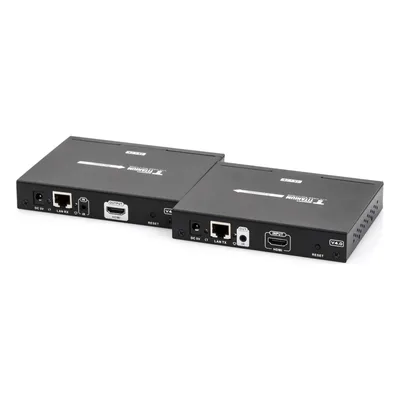 Receptor HDMI IP / 4K@30Hz / 1080p@60Hz / Alcance 120 m (393.7 ft) / Cat6/6a / Control IR / Switch IGMP