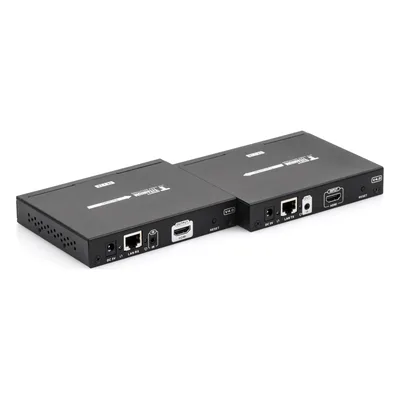 Receptor HDMI IP / 4K@30Hz / 1080p@60Hz / Alcance 120 m (393.7 ft) / Cat6/6a / Control IR / Switch IGMP
