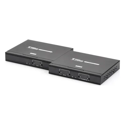 Receptor HDMI IP / 4K@30Hz / 1080p@60Hz / Alcance 120 m (393.7 ft) / Cat6/6a / Control IR / Switch IGMP