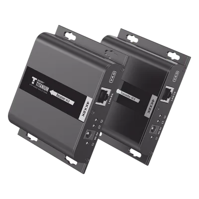 Kit Extensor HDMI para distancias de 120 metros / Resolución 4K @ 30Hz / Cat 6 / Soporta conexión Uno a Uno y Uno a Muchos / Soporta hasta 253 Rx / Baja Latencia / Uso 24/7 / Soporta HDbitT / Compatib