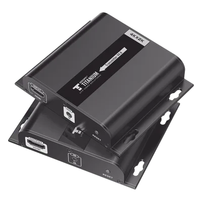 Kit Extensor HDMI para distancias de 120 metros / Resolución 4K @ 30Hz / Cat 6 / Soporta conexión Uno a Uno y Uno a Muchos / Soporta hasta 253 Rx / Baja Latencia / Uso 24/7 / Soporta HDbitT / Compatib