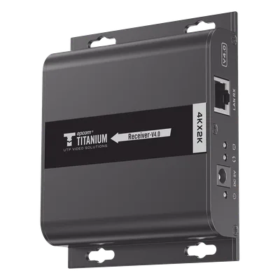 Receptor HDMI Extensor / 4K @ 30Hz / Alcance 120 m (393.7 ft) / Cat 5e/6 / HDbitT / IR / HDCP 1.3 / Switch Gigabit