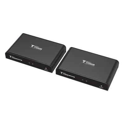 Kit Extensor HDMI para distancias de 120 metros / Resolución 1080P a 60Hz / Cat 6 / Soporta conexión Uno a Uno y Uno a Muchos / Soporta hasta 253 Rx / Salida Loop / Baja Latencia / Uso 24/7 / Soporta