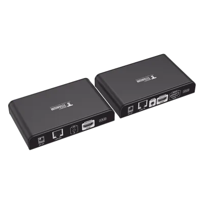 Kit Extensor HDMI para distancias de 120 metros / Resolución 1080P a 60Hz / Cat 6 / Soporta conexión Uno a Uno y Uno a Muchos / Soporta hasta 253 Rx / Salida Loop / Baja Latencia / Uso 24/7 / Soporta