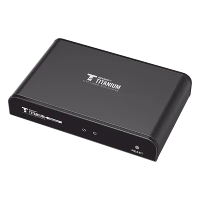 Receptor Compatible para Kits TT-383PRO4.0 / Resolución 1080P@60Hz / Cat 5e/6 / Distancia de 120 m / Control IR / Protocolo HDbitT / Compatible con Switch Gigabit .
