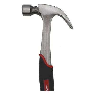 Martillo de Uso Rudo / Acero Forjado Monobloque / 16 oz (454 g) / Uña Curva / Sujetador Magnético / Mango Antideslizante