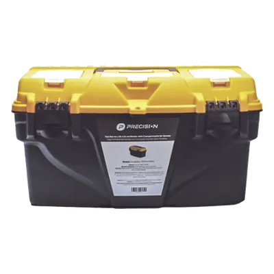 Caja Porta Herramientas / 17" / 44x26x23 cm / Polipropileno / 550 gr / Candado / Charola para Tornillos