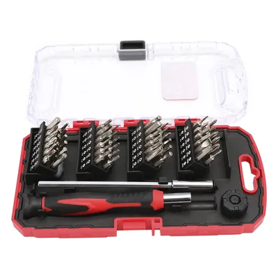 Juego de Desarmador de Precisión / 51 Piezas / 48 Puntas CR-V / Extensor 115 mm / Maletín 96 x 170 x 28 mm (3.8 x 6.7 x 1.1 in)
