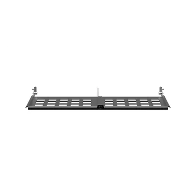 Organizador de Holgura para Fibra Óptica / 1 UR / 12 Casetes / Acero / 8.88' (225.5 mm) Profundidad / Negro