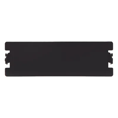Placa Ciega / Distribuidor Fibra Óptica LP-ODF-8024 / Color Negro / Metal / 19 Pulgadas