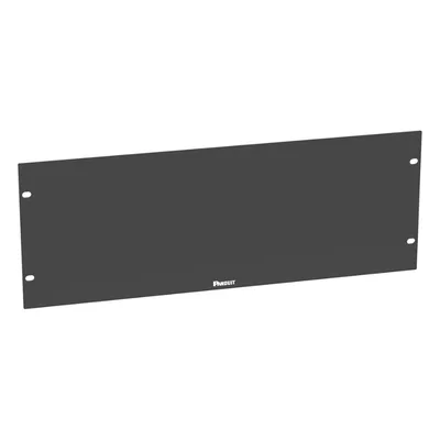 Tapa Ciega para Rack / 19in / 4UR / Acero / Plano / Negro / 1.58 x 0.58 ft
