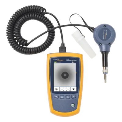 Cámara de Inspección de Fibra Óptica / 5 MP / Zoom 200X / Pantalla 3.2" / Conectores SC-LC / Batería 3 Horas