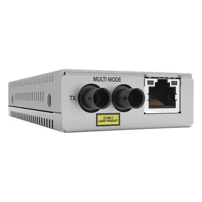 Convertidor de Medios / Fast Ethernet a Fibra Óptica / Multimodo ST / 2 km / Auto-MDI/MDIX / Jumbo Frames 10 KB
