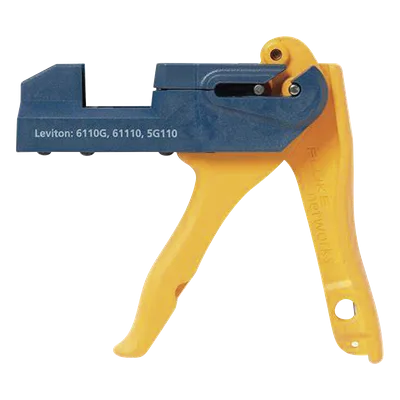 Herramienta de Terminación / Para Conectores de Impacto 110 / Leviton 61110, 5G110 y 6110G / Operación con Una Mano / Cabezal Ajustable