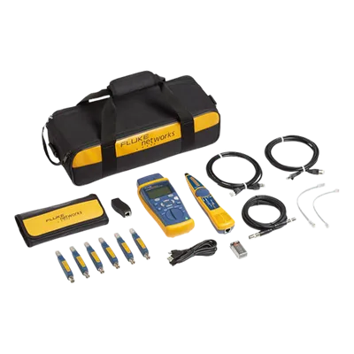 Kit Avanzado de Calificador de Red CableIQ™, para Medición de Capacidades en Redes 10/100/1000 Base-T, y Compatibilidad con VoIP, Datos y Vídeo