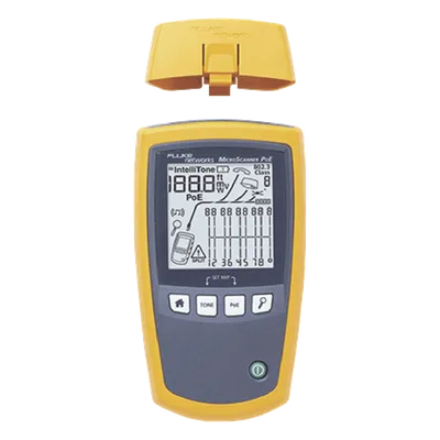Kit de Verificador de Red PoE / Pantalla LCD Retroiluminada / 802.3af/at/bt/UPoE / Mapeo Gráfico / Sonda Intellitone Pro 200