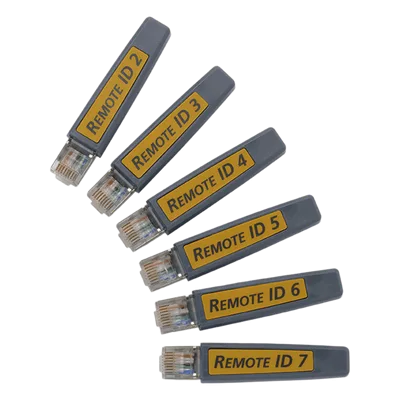 Kit de Identificadores Remotos / 6 Puntos ID #2-7 / 984 pies / RJ45-RJ11-Coaxial / Para MicroScanner PoE
