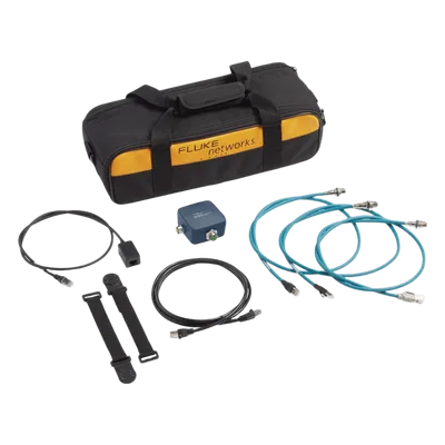 Kit de Adaptadores de Conexión Industrial / Compatible con Verificadores de Cableado / Incluye Patch Cords Cat6A, M12X y M8D