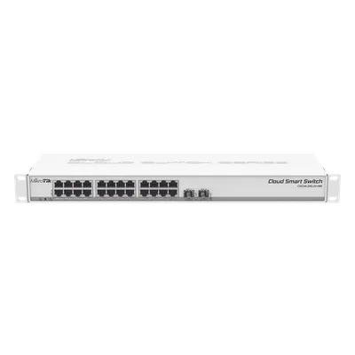 Cloud Smart Switch / 24 Puertos Gigabit / 2 Puertos SFP+ 10G / 1U Rackmount / -40°C a +70°C / 19W / 1.44 ft x 0.47 ft x 0.14 ft