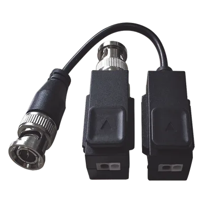 Kit Transceptor de Video / Hasta 8 Megapixel / Alcance 400 m (1312.3 ft) / HD-TVI / AHD / CVI / CVBS / Audio por Coaxitron / 100% Cobre