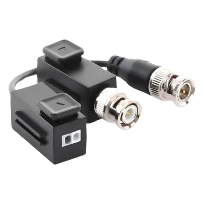 Kit Transceptor de Video / Hasta 8 Megapixel / Alcance 400 m (1312.3 ft) / HD-TVI / AHD / CVI / CVBS / Audio por Coaxitron / 100% Cobre