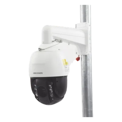 Cámara Domo PTZ IP / 4 Megapixel / Zoom Óptico 25x / IR 100 m (328.1 ft) / WDR 120 dB / DarkFighter / IP66 / PoE+
