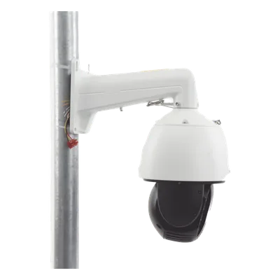 Cámara Domo PTZ IP / 4 Megapixel / Zoom Óptico 25x / IR 100 m (328.1 ft) / WDR 120 dB / DarkFighter / IP66 / PoE+